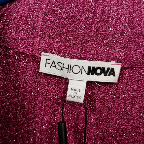 Chico's Pink Ribbed Button Down Shirt - Picture 3 of 14